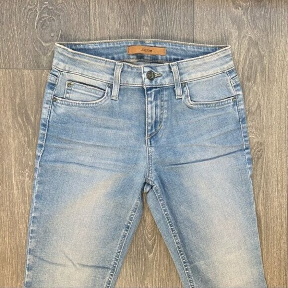 Revolve Joe's Jeans Skinny Jeans Flawless Icon Split hem distressed Light wash - Picture 6 of 16